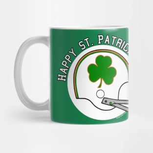 Happy St. Patrick's Day Shamrock Helmet Mug